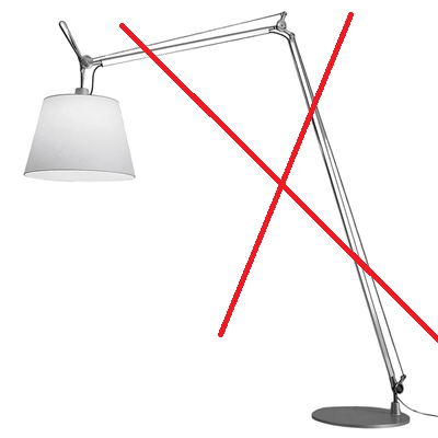 B-Ware Tolomeo Maxi Led Stehleuchte Leselampe Lampe Stehlampe Siehe Text/Foto928