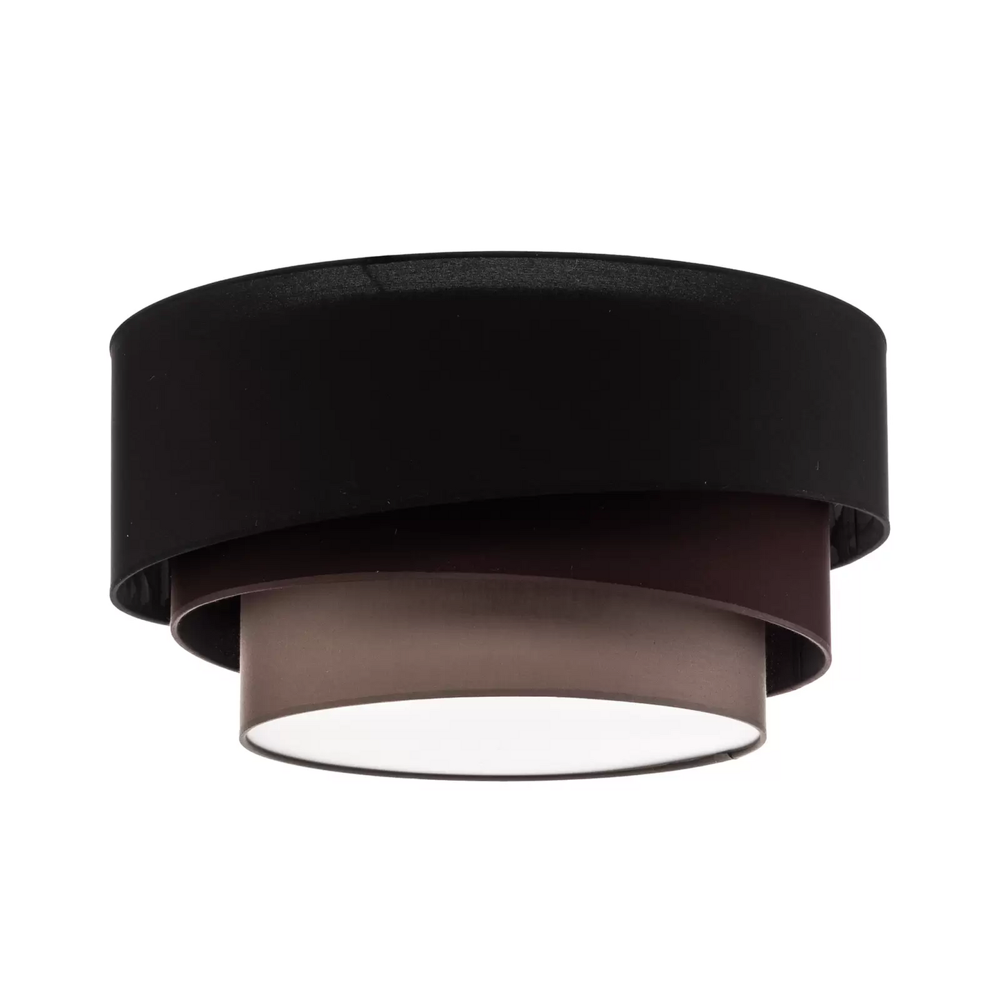 B-flokks Euluna Trio Max 60cm svart/jarðlitað/cappuccino loftlampi loftljós E27