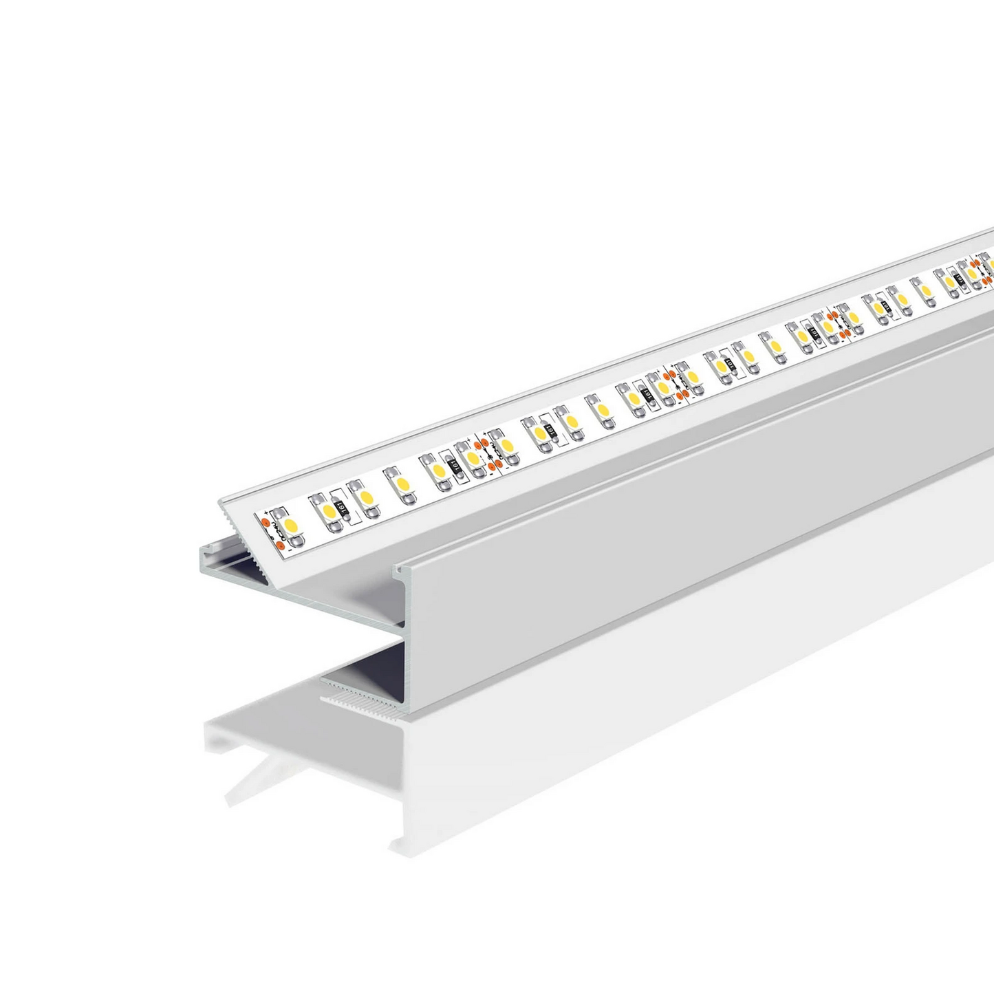 B-Ware Evn Aptbh Alu Profil Deckenschiene 200cm Aluminiumkanal 8 Stück