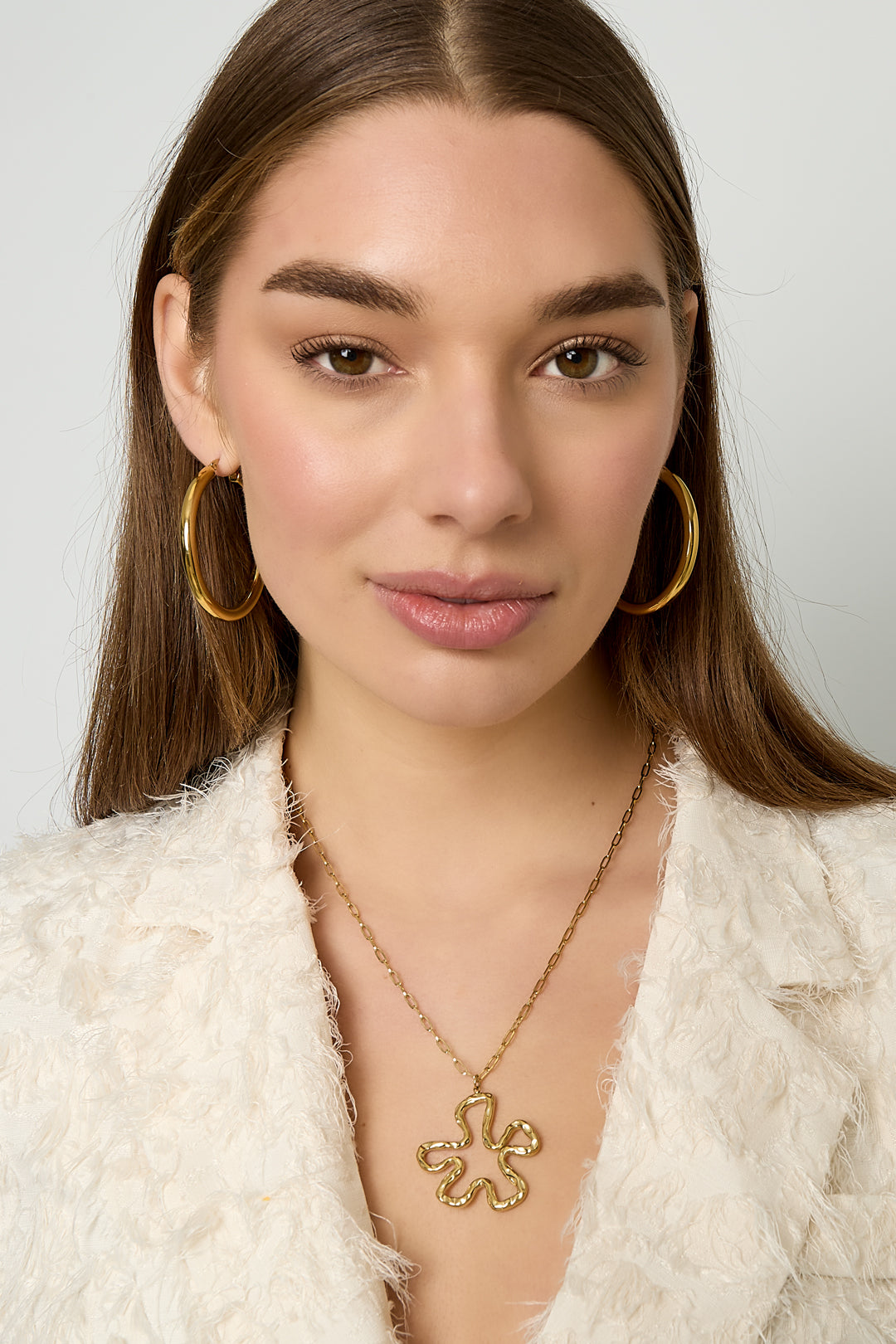 Edelstahl-Anhänger, Koralle, Casual Daily Simple Serie, Damenschmuck