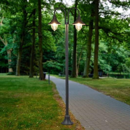 B-Ware Lindby Madea Kandelaber Lampe Leuchte Wegeleuchte Wegelampe 2 Flammig E27 G300