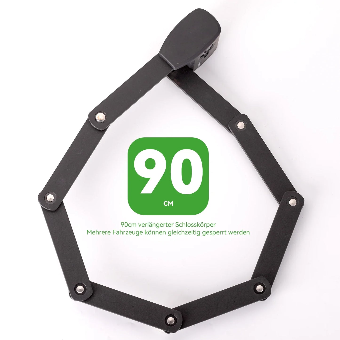 Bicycle fingerprint folding lock USB charging