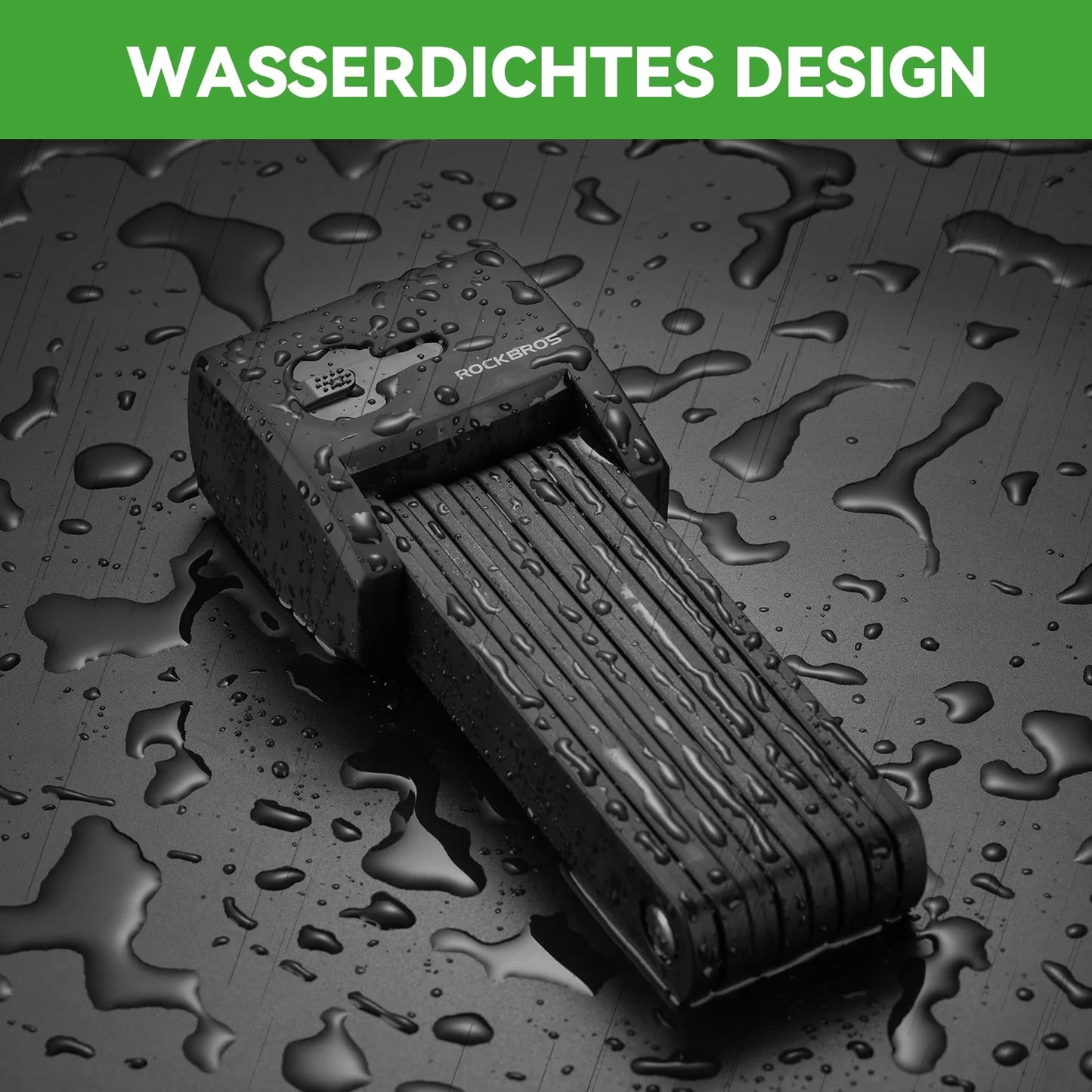 Bicycle fingerprint folding lock USB charging