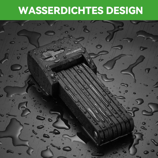 Bicycle fingerprint folding lock USB charging