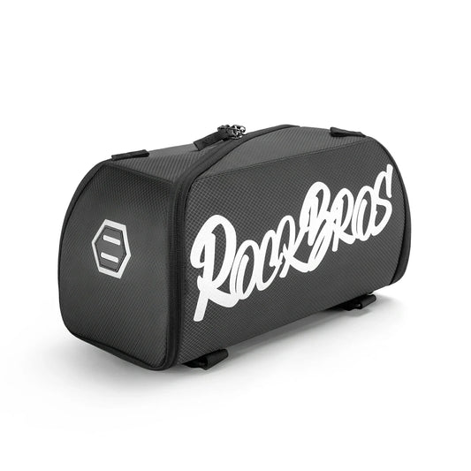 Foldable one-piece pannier bag for the luggage rack