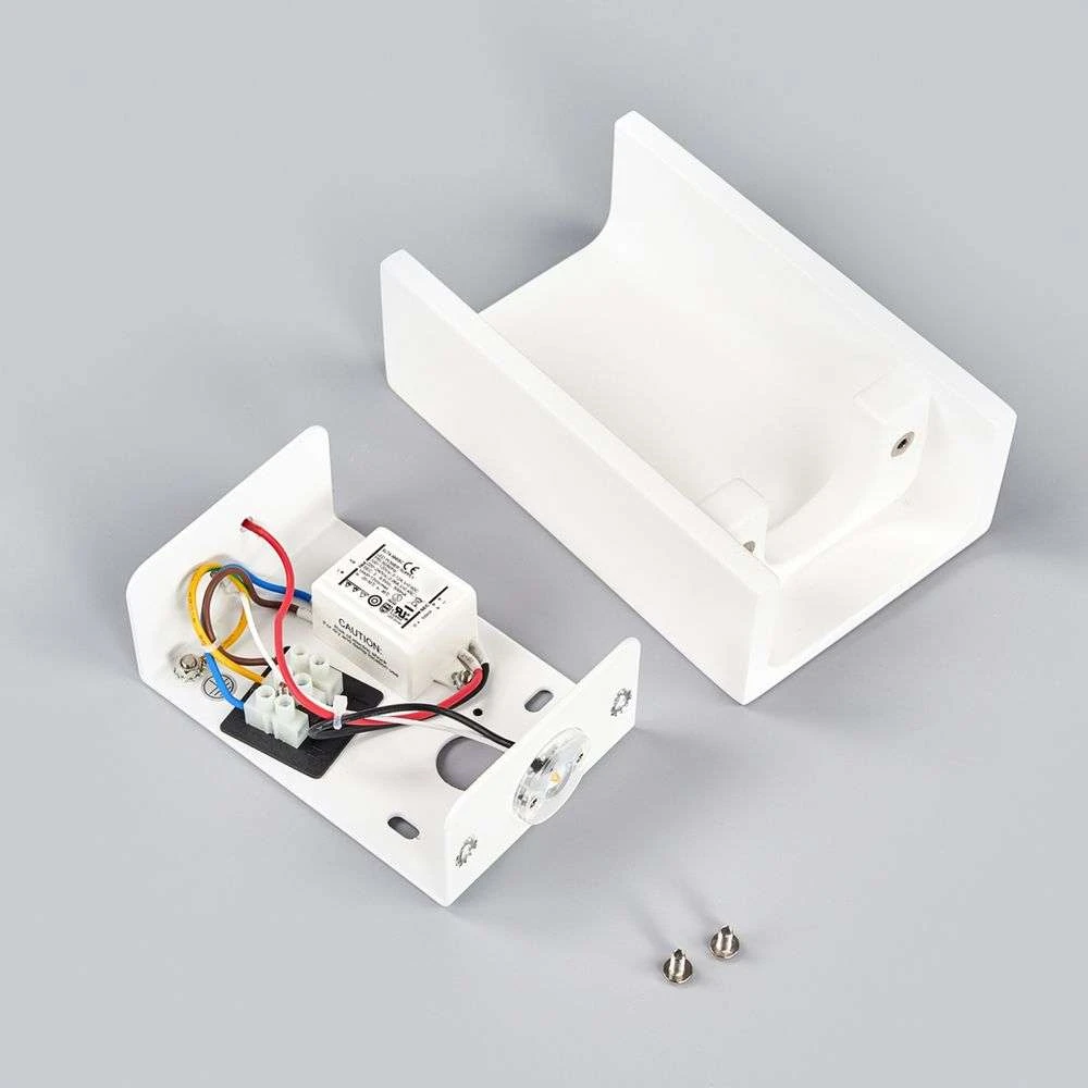 B-Ware Led Wandleuchte Wandleuchte Wandlampe Lampe Leuchte Fabiola Led Gips Lindby Weiß