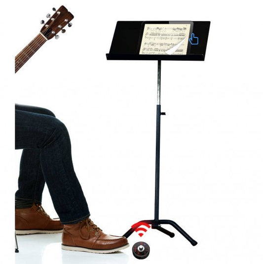 SYSTEM-S Bluetooth wireless page turner foot switch pedal for music tablets e-books