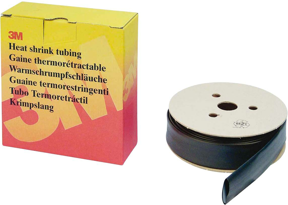 Rúlla af 3M hitakrimpandi rörum í B-flokki, 18/6 mm gegnsæ þunn rör