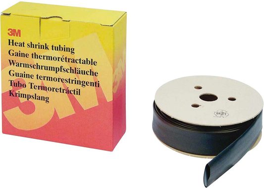 Rúlla af 3M hitakrimpandi rörum í B-flokki, 18/6 mm gegnsæ þunn rör