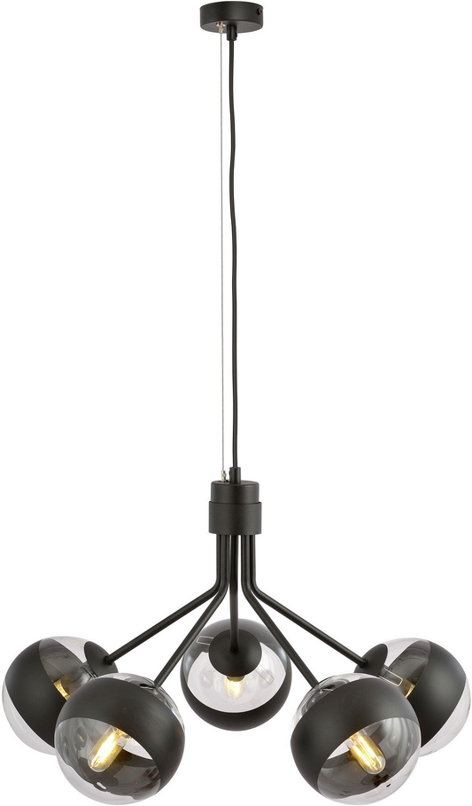Emibig Nova 1139/5 hengiljós, LED 5x40 W, E14, IP20