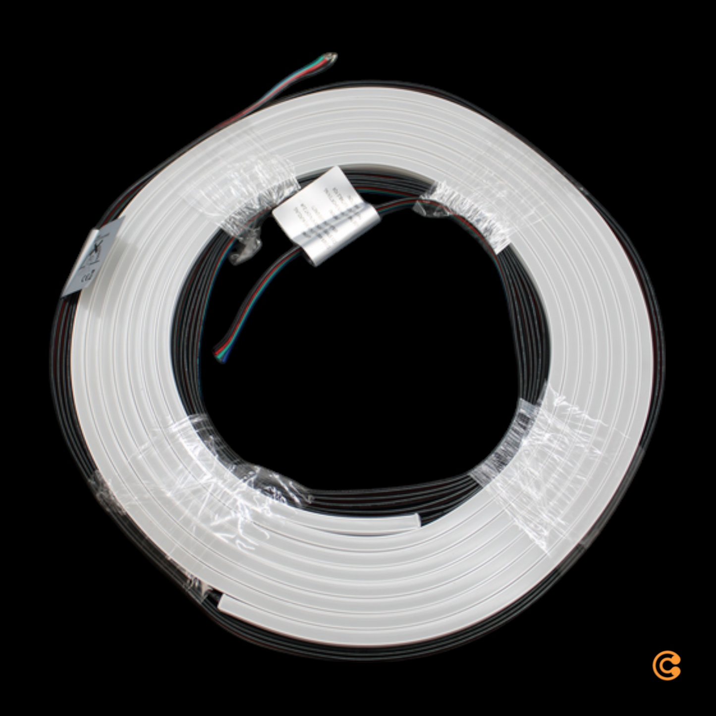 B-flokks skreytingarljósarönd með LED-stripi, ljósasería, D Flex Line Mini hliðarsýn RGB IP44 