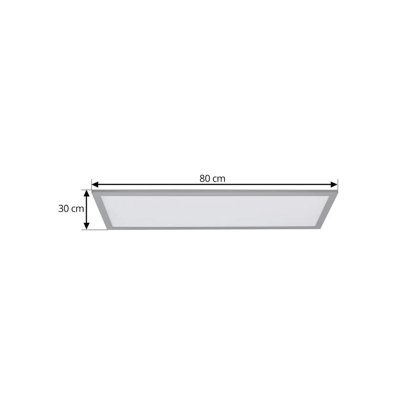 B-Ware Arcchio Led Panel Lyndra, 80 Cm Silber Alu Dimmbar Cct Deckenlampe Lampe Leuchte