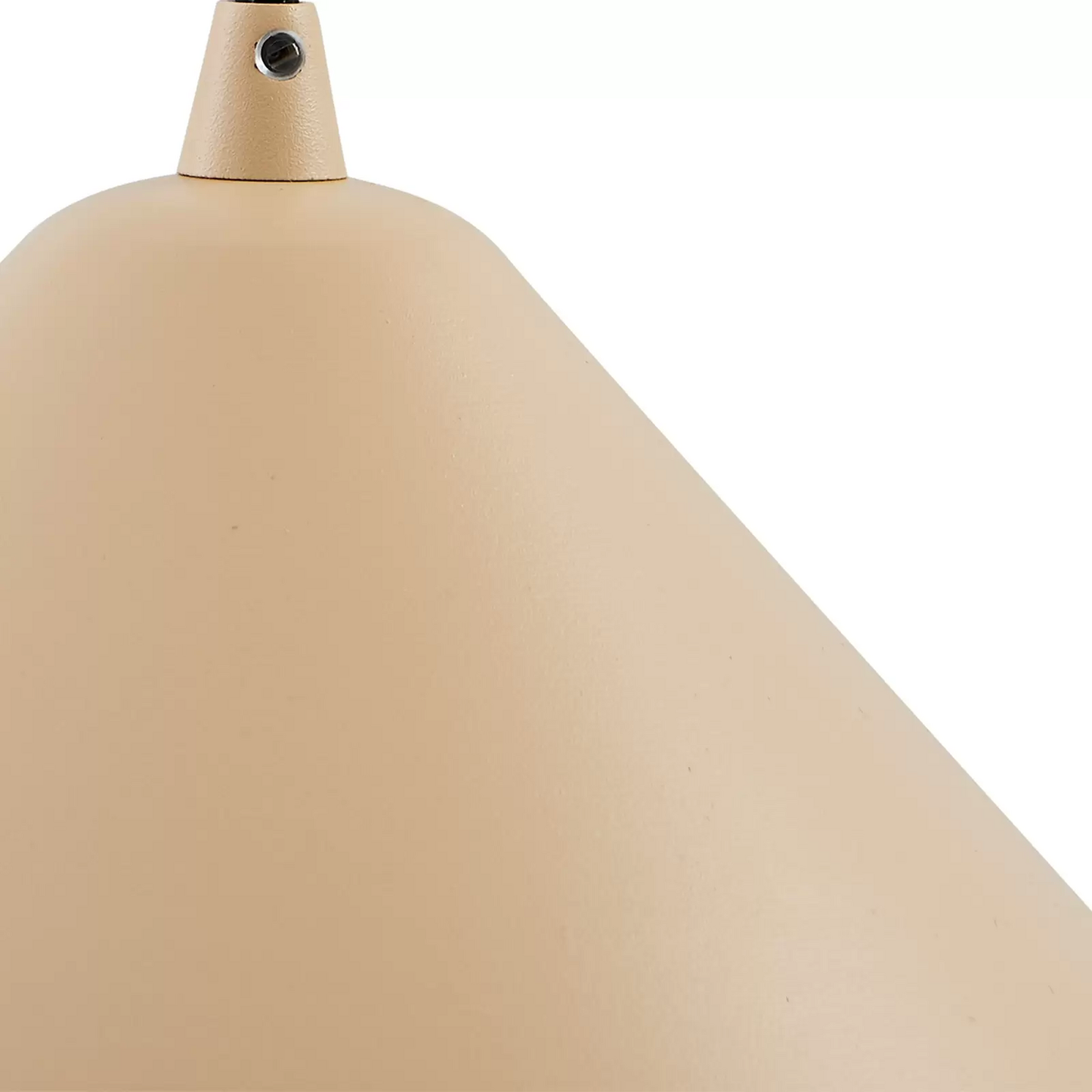 Lindby hengiljós í B-flokki, Clarine Beige, ø 50 cm, málmloftlampi, ljóskastari