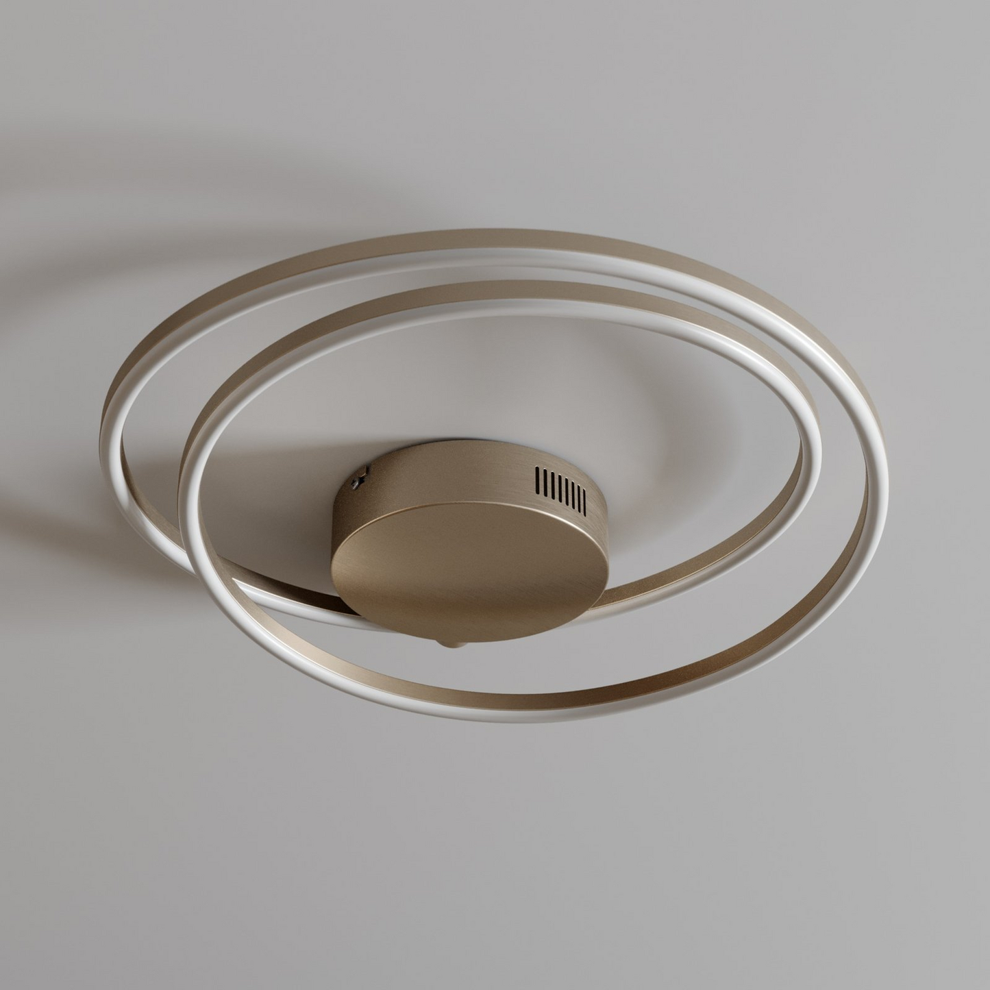 B-grade Lindby Davian LED ceiling lamp, dimmable, nickel 589