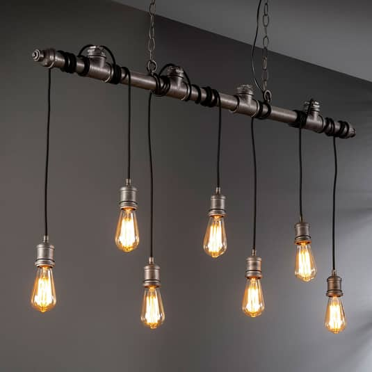 B-grade pendant light Plumblight lamp ceiling lamp seven-light E27