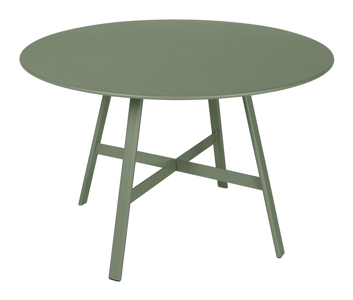 B-flokks Fermob So O garðborð, garðhúsgögn, borðstofuborð fyrir 6 manns, grænt, úti