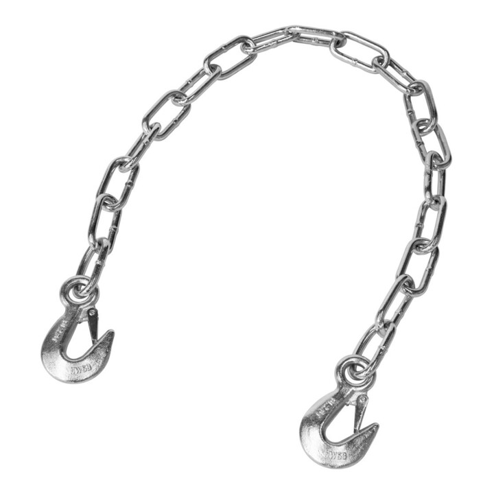 B-flokks Fetra keðja, keðja með 2 karabínukrókum, 4708 neyðartenglar úr málmi
