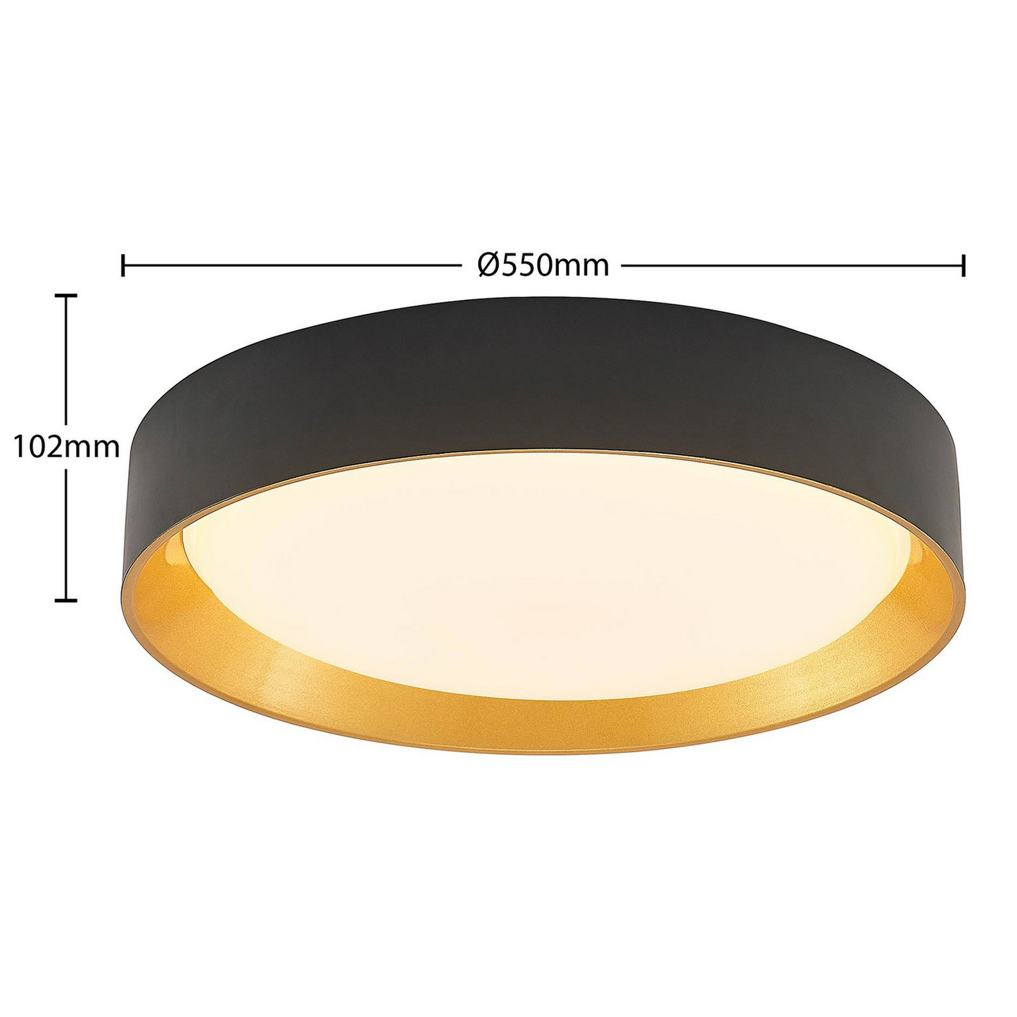 B-grade Lindby Kambia LED ceiling lamp 55 cm ceiling light living room lamp 997 
