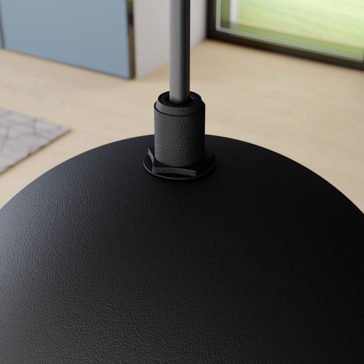 B-flokks Euluna hengiljós, miðnættis loftlampi, 5 ljós, GU10, svart 