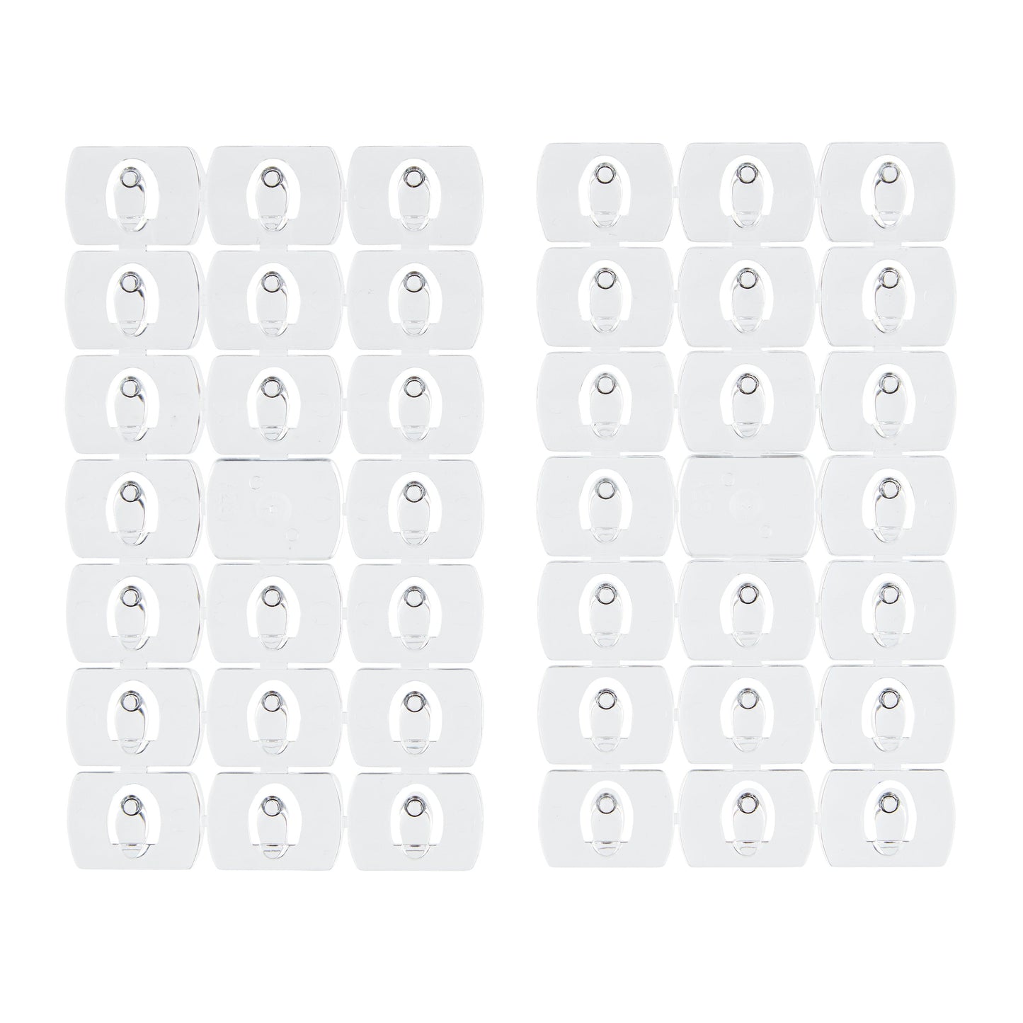 Command™ Dekorations-Clips, transparent, mit transparenten Strips