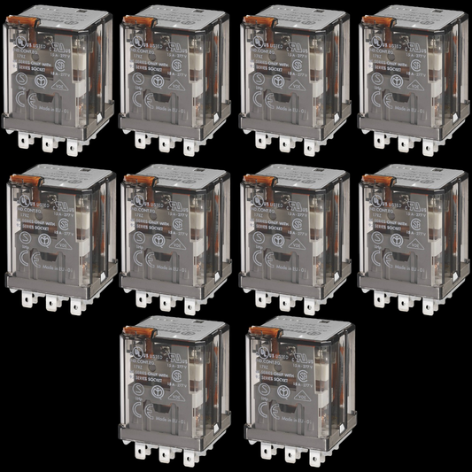 B-flokks Finder 62.33.9.024.4300 tengirofi, 24 V/Dc, 16 A, 10 stykki