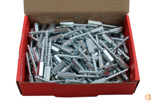 B-flokks Fischer 554066 Fbsii 6x55 M6 6mm 55mm galvaniseruð 100 stk. Sjá texta/mynd