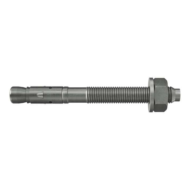 B-grade Fischer bolt anchor, anchor Faz II 12/50 A4 stainless steel, variable anchoring depth