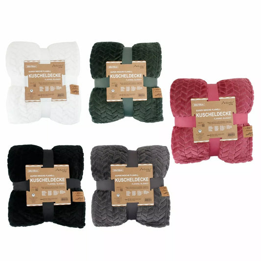 Jacquard Wohndecke » Kuscheldecke 150x200cm » Kuscheldecke glänzend » Couchdecke » Tagesdecke warm und weich