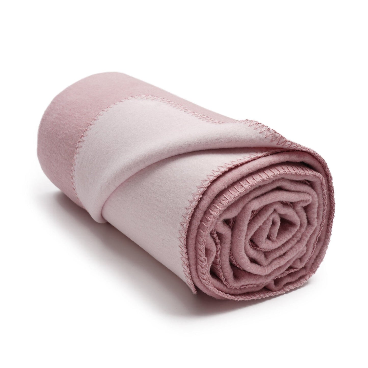 Flauschige Baumwoll Wendedecke zweifarbig - regional hergestellt