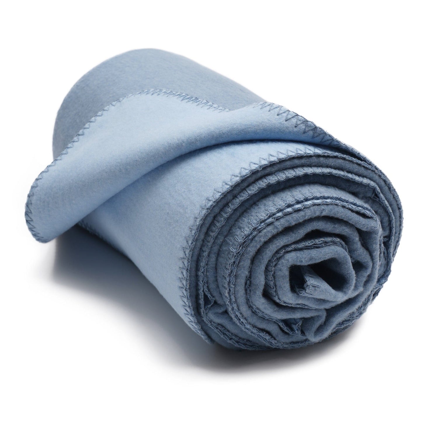 Flauschige Baumwoll Wendedecke zweifarbig - regional hergestellt