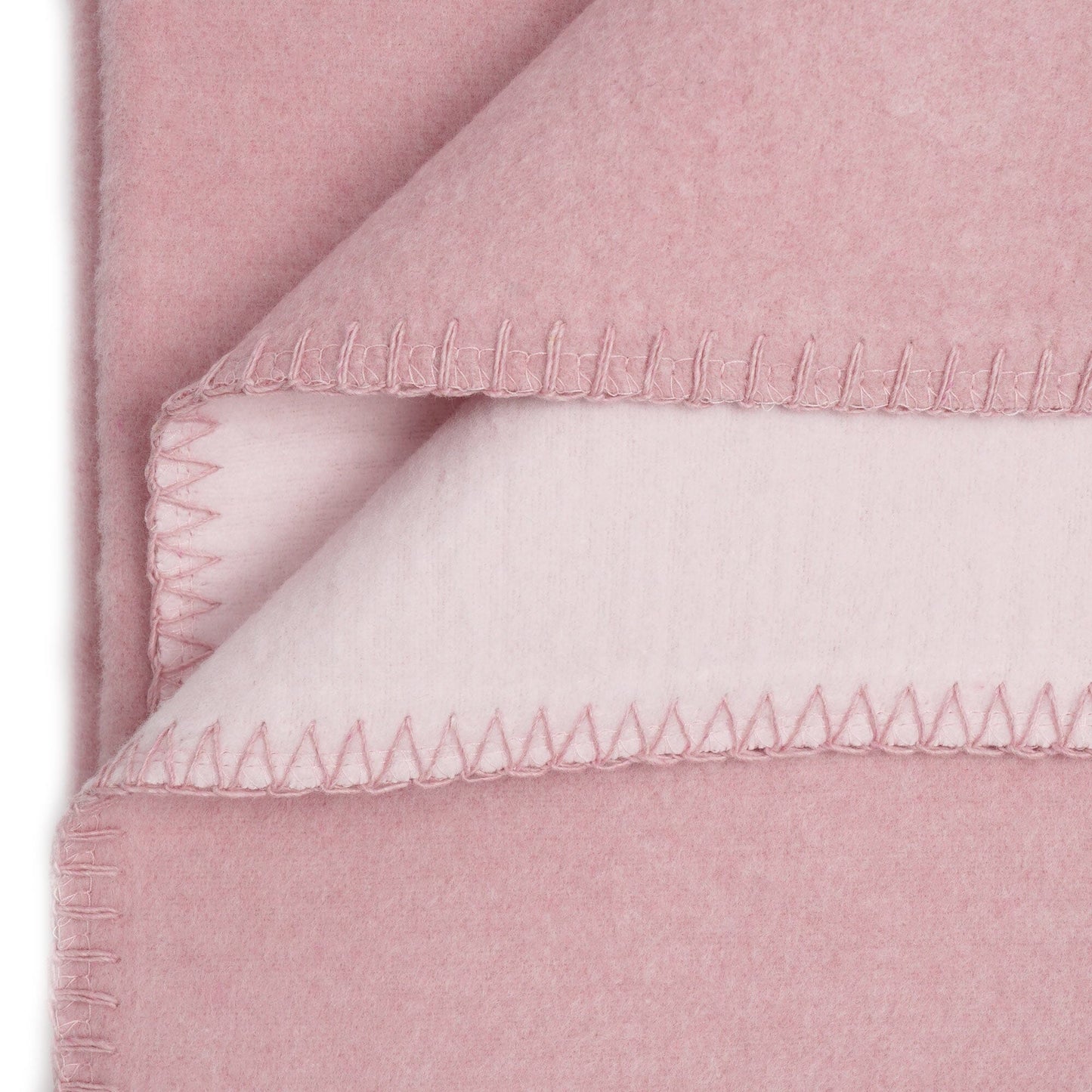 Flauschige Baumwoll Wendedecke zweifarbig - regional hergestellt