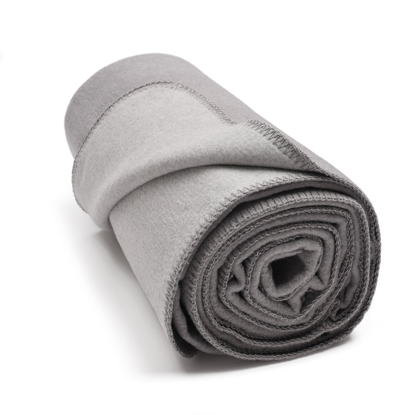 Flauschige Baumwoll Wendedecke zweifarbig - regional hergestellt