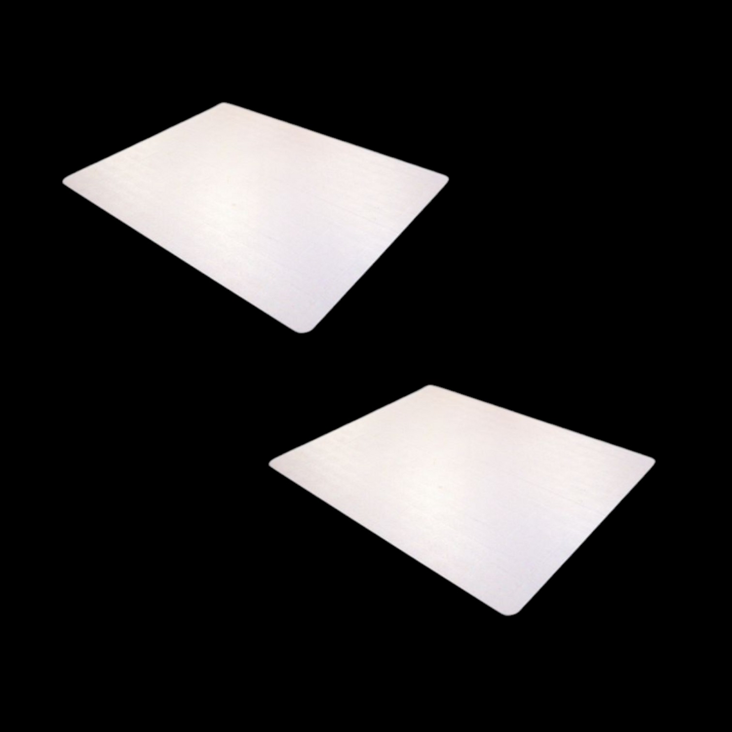 Floortex hlífðarmottur af B-flokki fyrir teppi, 1200x1340 mm, gólfhlífarmottur, 2 stykki