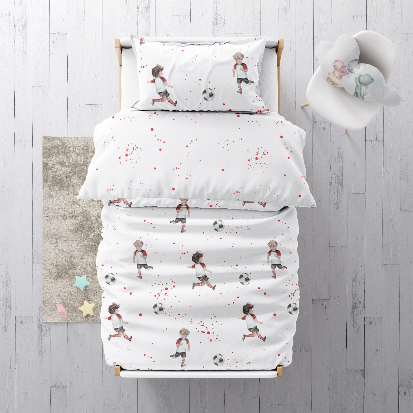 "Football Switzerland" Premium Children's Bedding 