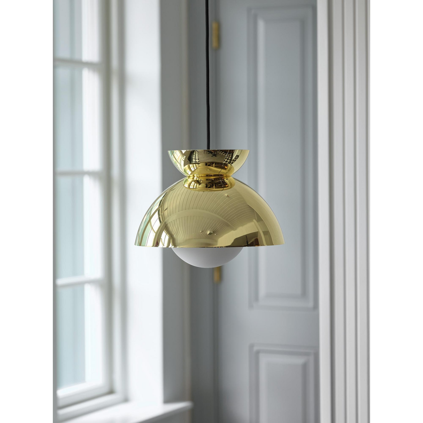 B-grade Frandsen Butterfly pendant light, hanging lamp, brass. See text/photo.