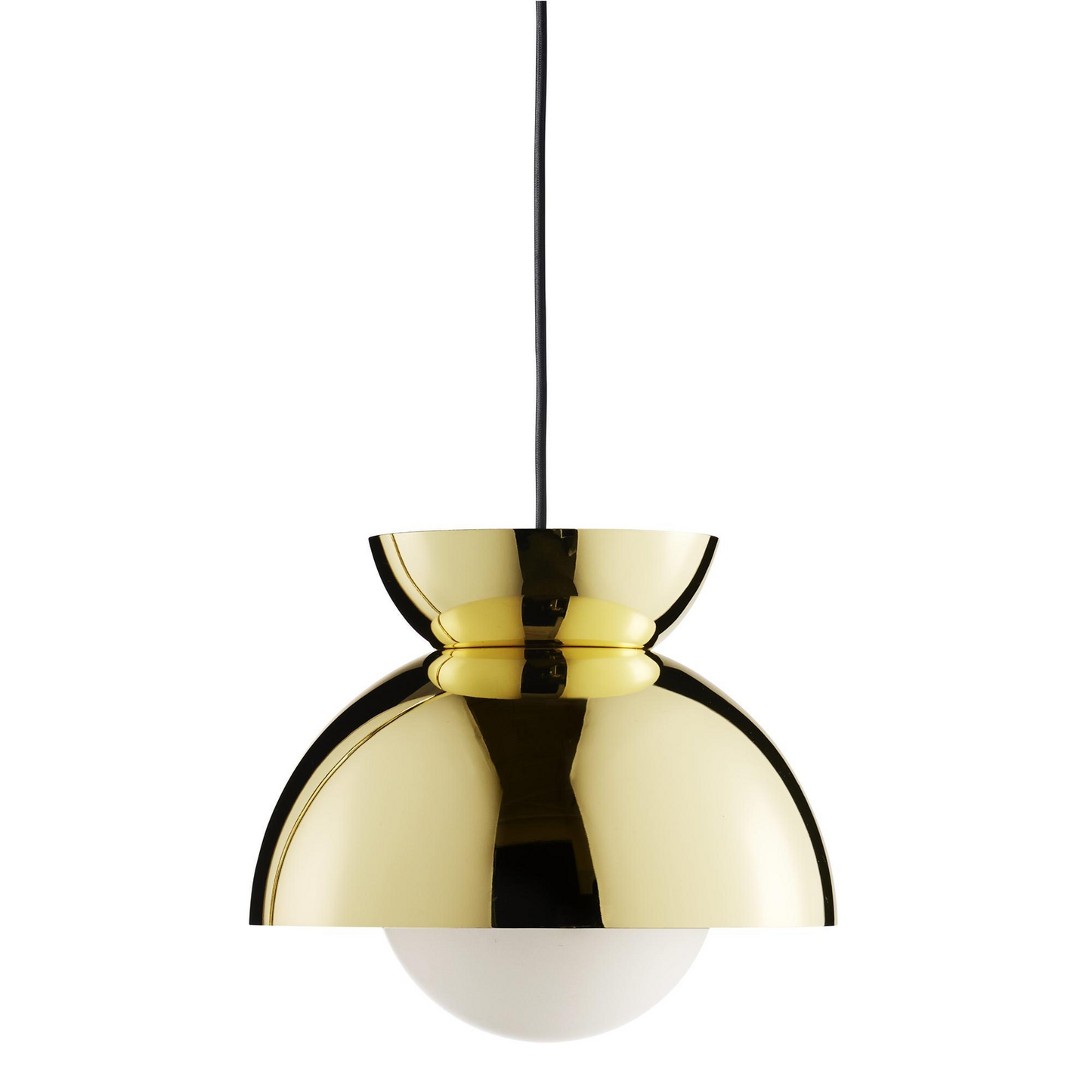 B-grade Frandsen Butterfly pendant light, hanging lamp, brass. See text/photo.