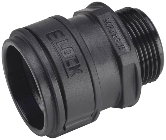 B-Ware Fränkische Rohrwerke 25958020 Verschraubung 43 Mm Schwarz Kabelrohr Rohr