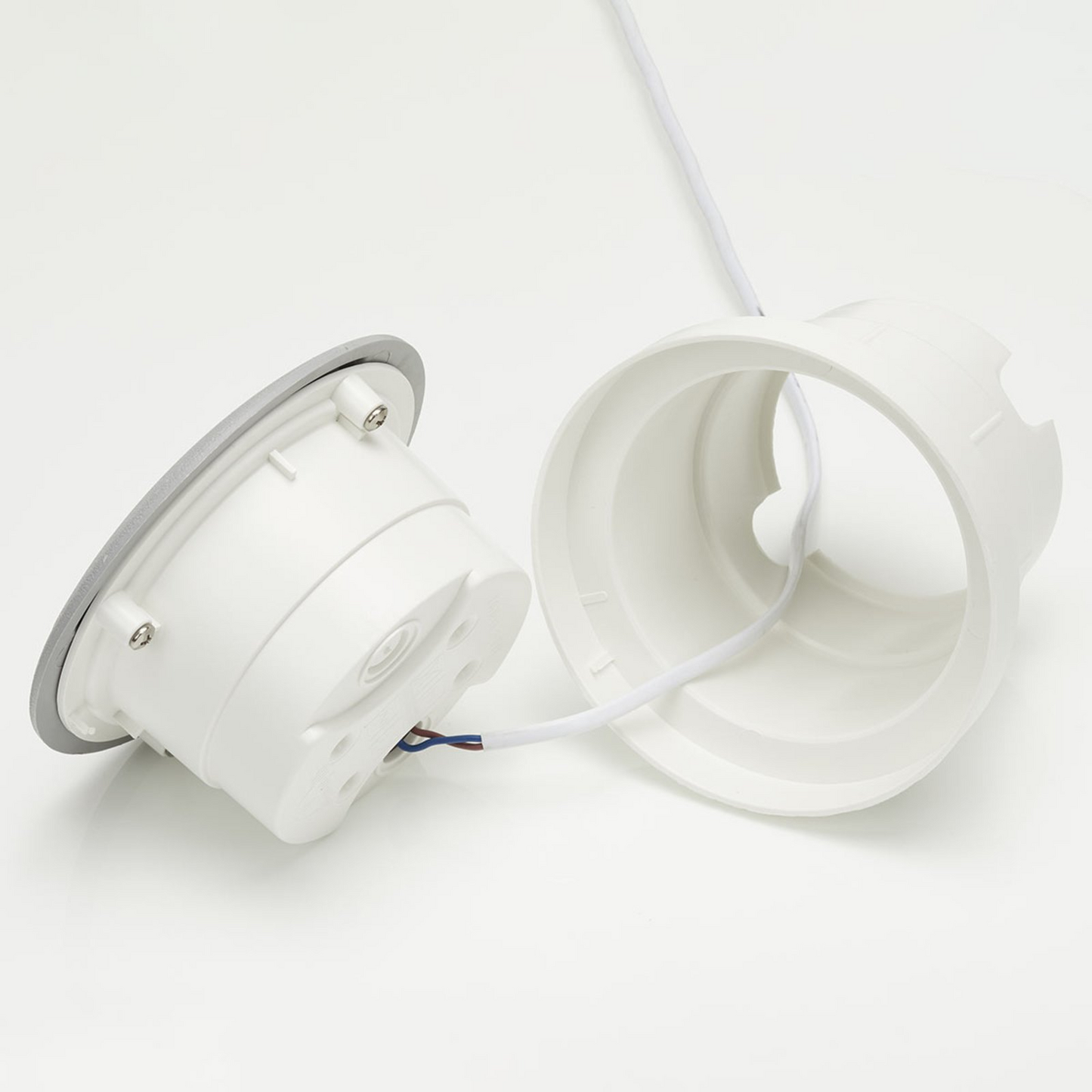 B-grade Fumagalli Ceci recessed floor spotlight, recessed lamp, LED, grey, CCT 160 2 L GX53 10 W spot