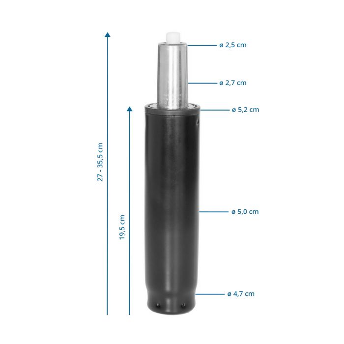 B-grade Hjh Office M gas spring, gas pressure spring, replacement gas spring, chair spring, compression spring