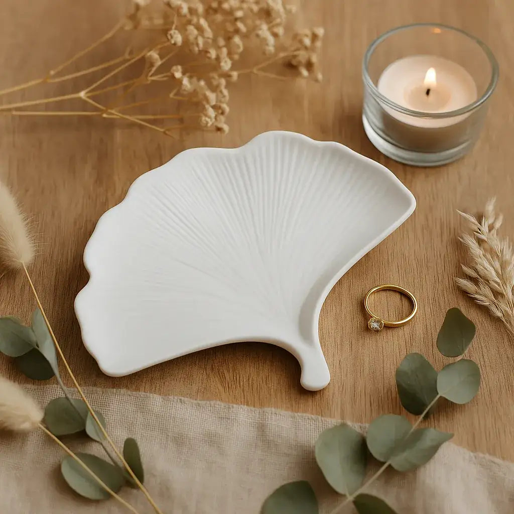Handgemachte Ginkgoblatt-Dekoration – Symbolik und Eleganz für dein Zuhause
