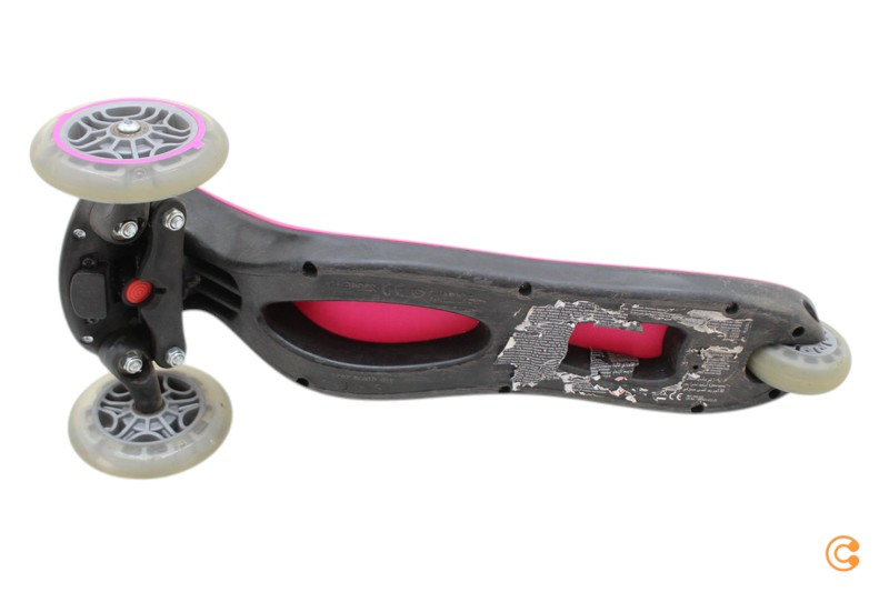 Globber Elite Deluxe sparkhjól, þriggja hjóla sparkhjól, af B-flokki. Sjá texta/mynd.