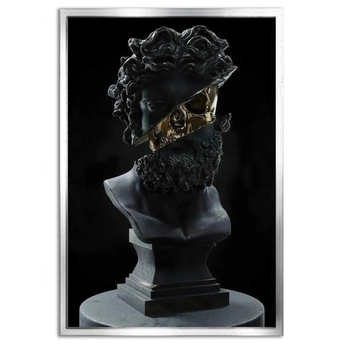 Golden Skull - Leinwandbild Luxuriös