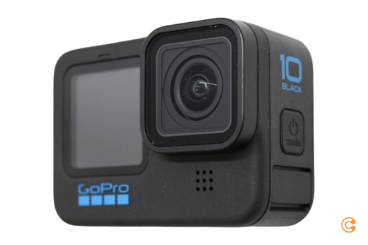 GoPro Hero 10 svart Actioncam myndavél, 5K, snertiskjár, gallaðar vörur