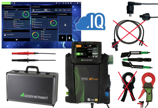 B-Ware Gossen Metrawatt Pro Fi Test Mf Xtra Profi Set Vde Prüfgeräte Siehe Text/Foto