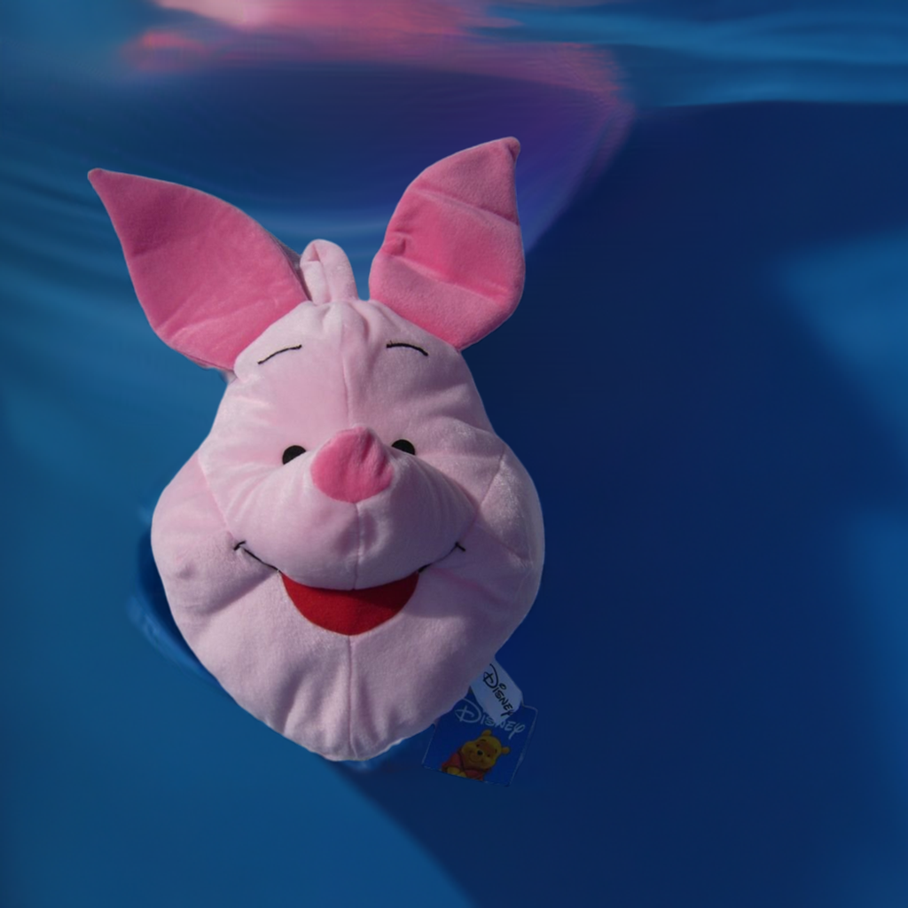 Disney Kissen Schwein Plüsch mit Tasche für Pyjama 35cm