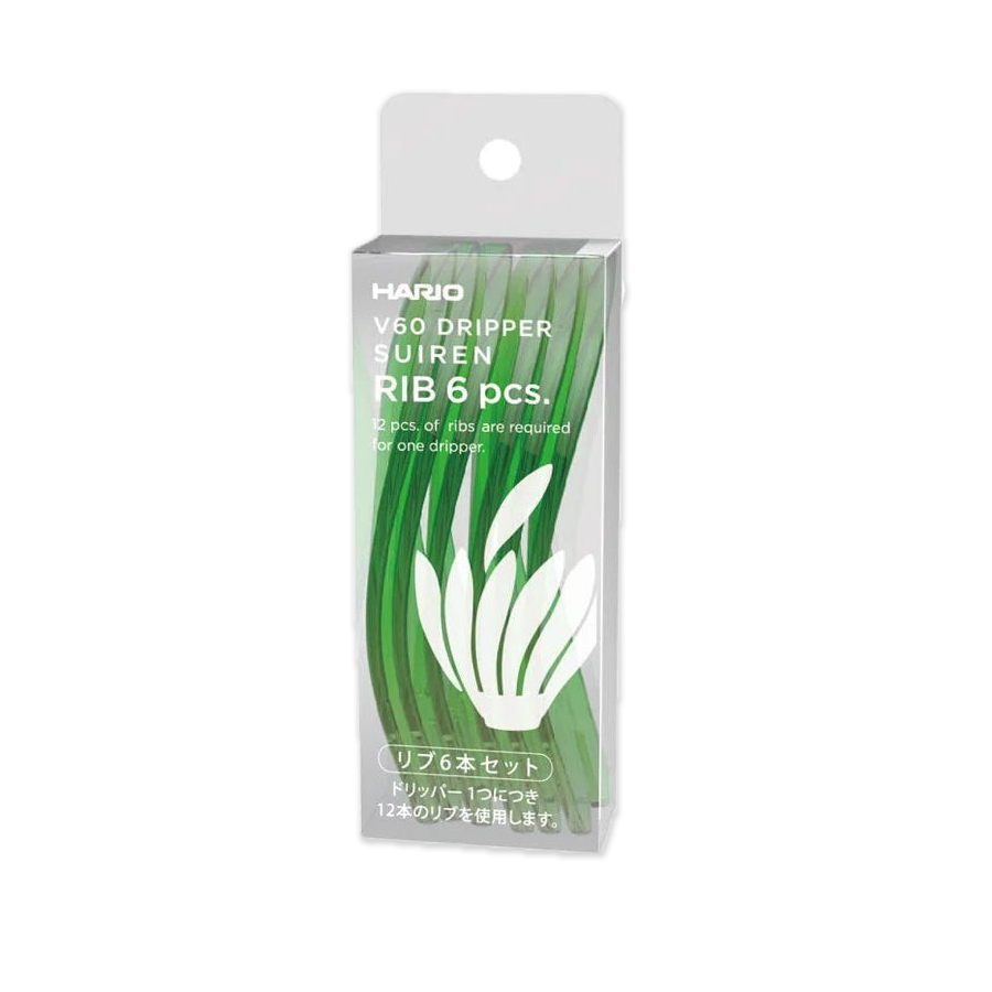 Hario Suiren Rib 6-Piece Set – Elegant Transparent Glassware