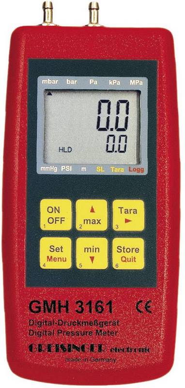 B-grade Greisinger GmbH 3161 07 Pressure Gauge Air Pressure Gauge See text