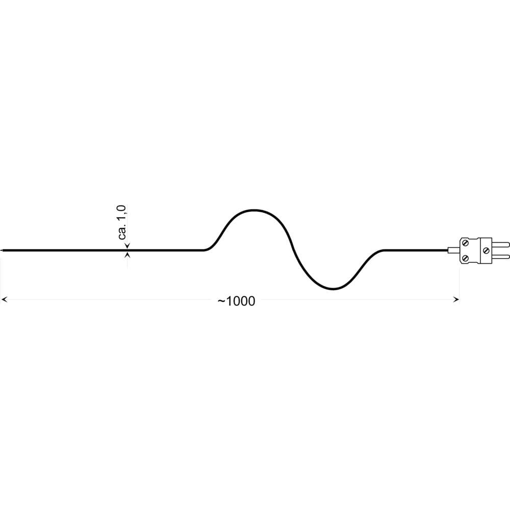 B-Ware Greisinger Gtf 300 Gs Nicrni Drahtfühler Luftfühler Glasseiden Temperaturfühler