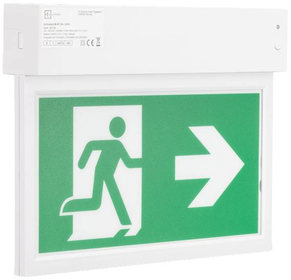 B-lager H1 Solutions 1016 LED flóttaleiðar neyðarlýsing Eek AAG Hægri Vinstri Niður