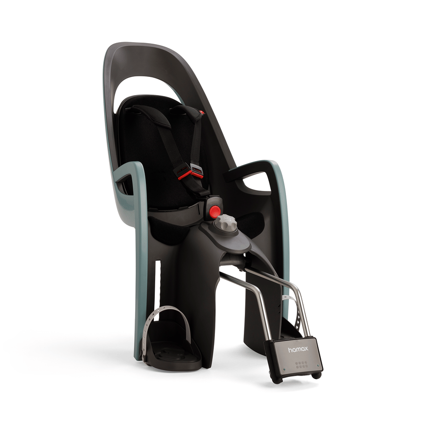 Hamax Caress grænn svartur hjólastóll, barnastóll, hæðarstillanlegur bakstoð